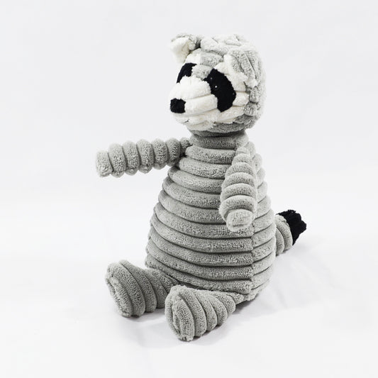 Mapache · juguete de perro de peluche