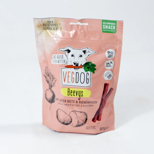 Beevys snacks 80g · golosinas para perros