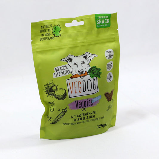 Snacks de verduras 125g · golosinas para perros